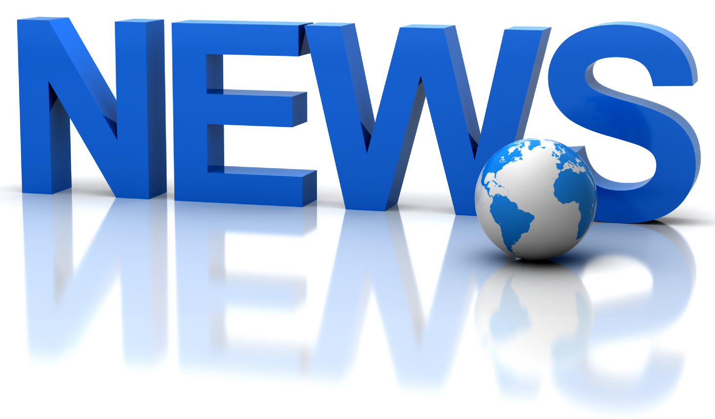 The three-dimensional word "news"